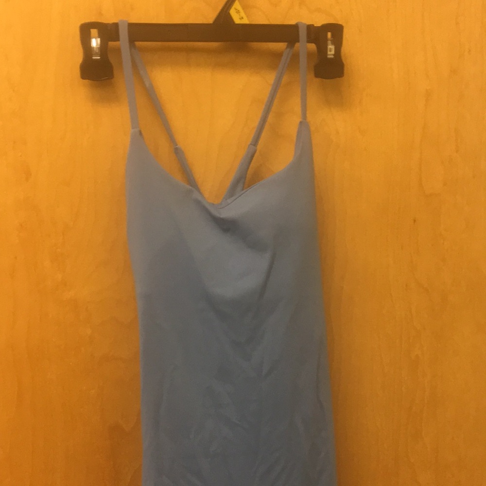 Blue Spaghetti Strap tennis Dress